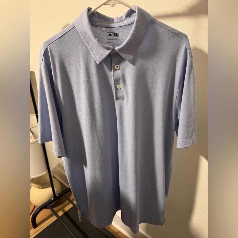 Mens adidas collared polo shirt size large